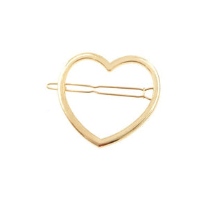 Moon Circle Geometric Hair Clip