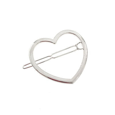 Moon Circle Geometric Hair Clip