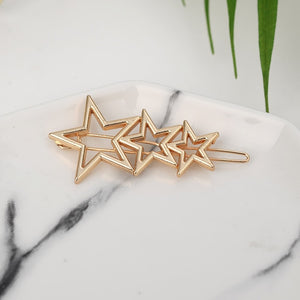 Moon Circle Geometric Hair Clip