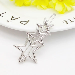 Moon Circle Geometric Hair Clip