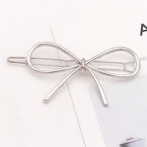 Moon Circle Geometric Hair Clip
