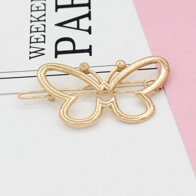 Moon Circle Geometric Hair Clip