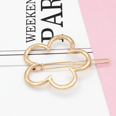 Moon Circle Geometric Hair Clip