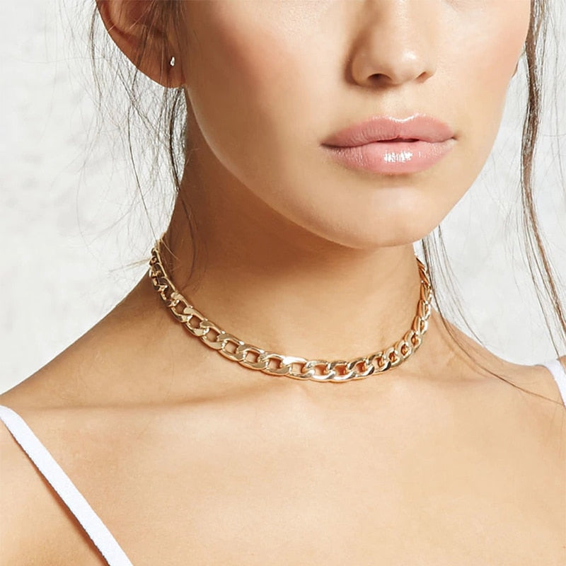 Chain Choker Necklace