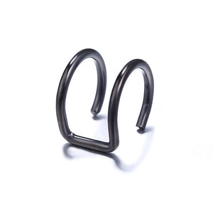 5Pcs/Set Gold Leaf Ear Cuff