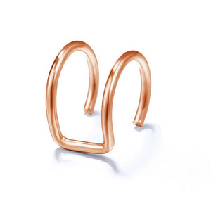 5Pcs/Set Gold Leaf Ear Cuff