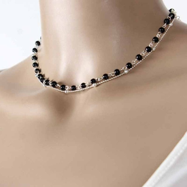 Double Layer Choker Necklace