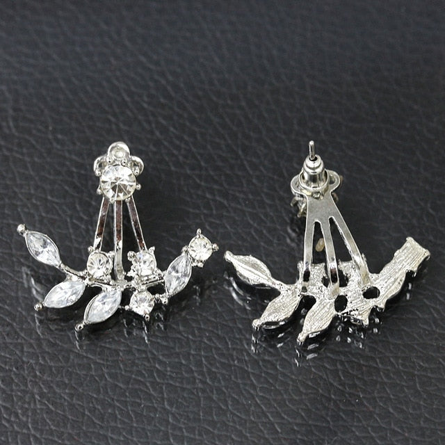Minimalist Leaf Hanging Earrings