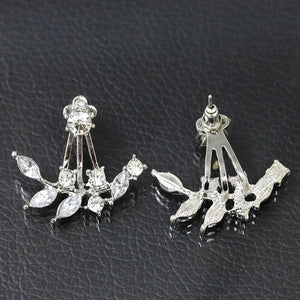 Minimalist Leaf Hanging Earrings