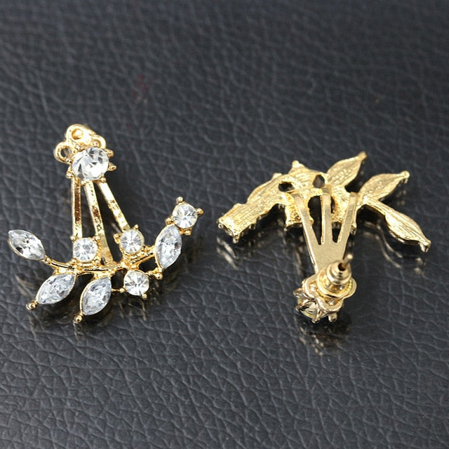 Minimalist Leaf Hanging Earrings