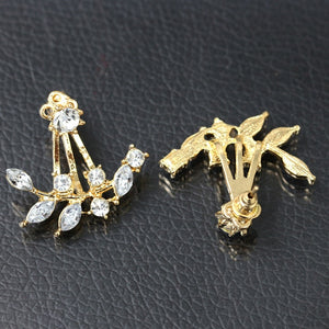 Minimalist Leaf Hanging Earrings