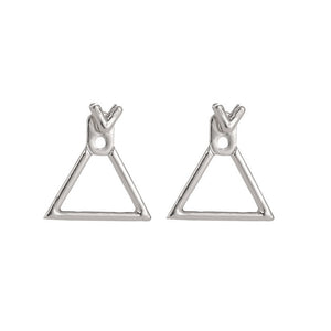 Minimalist Geometric Hollow Square Earrings