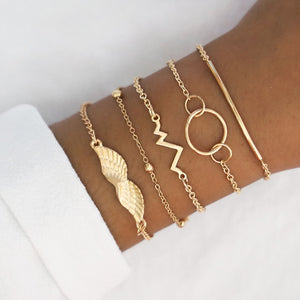 6 Pcs/Set Bohemian Charm Bracelets