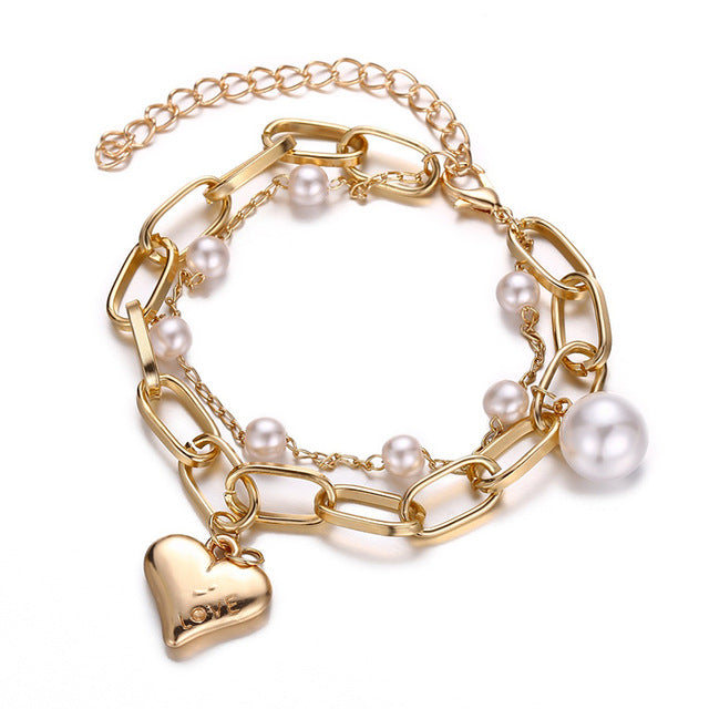 6 Pcs/Set Bohemian Charm Bracelets