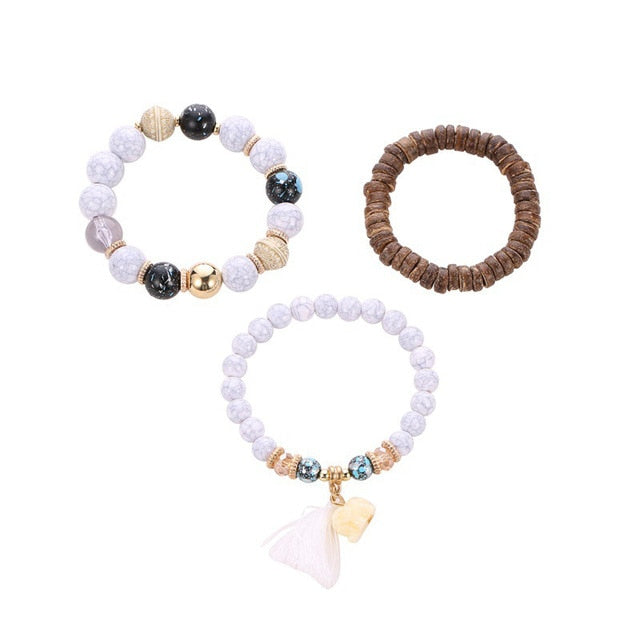 6 Pcs/Set Bohemian Charm Bracelets