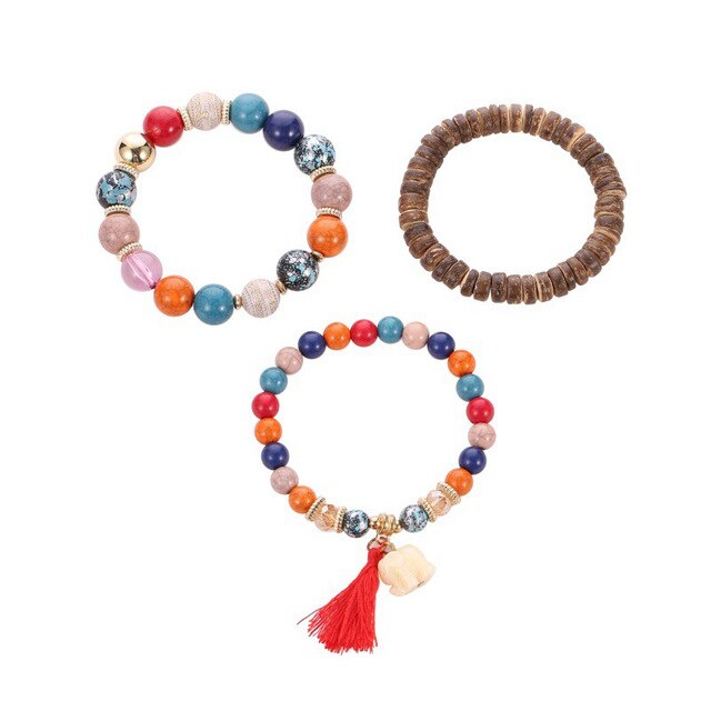 6 Pcs/Set Bohemian Charm Bracelets