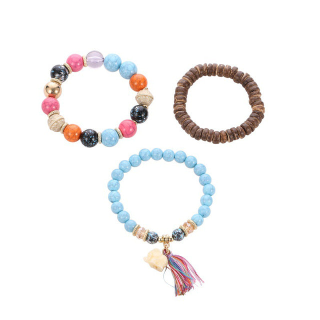 6 Pcs/Set Bohemian Charm Bracelets