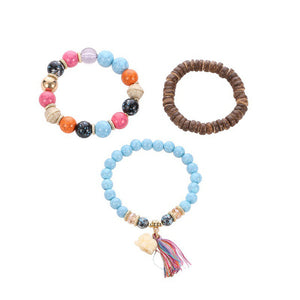 6 Pcs/Set Bohemian Charm Bracelets