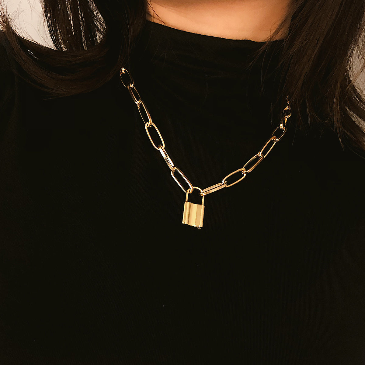 Lock Chain Necklace