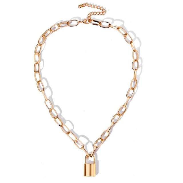 Lock Chain Necklace