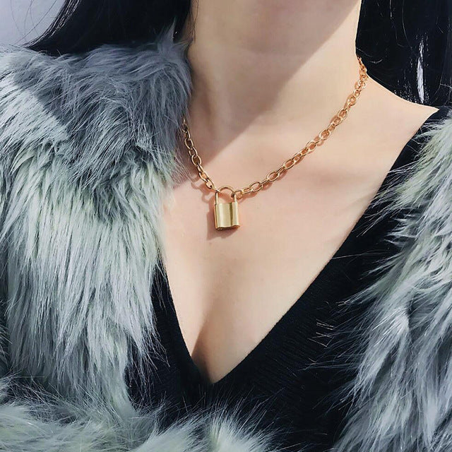 Lock Chain Necklace
