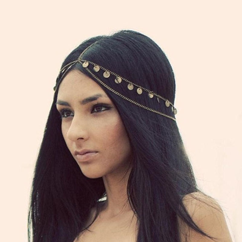 Round Sequins Head Chain
