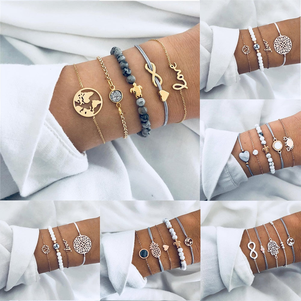 4 Pcs/ Set Bracelets