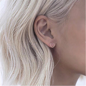 Small Circle Earrings