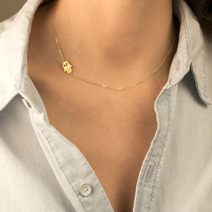 Hamsa Fatima Hand Necklace